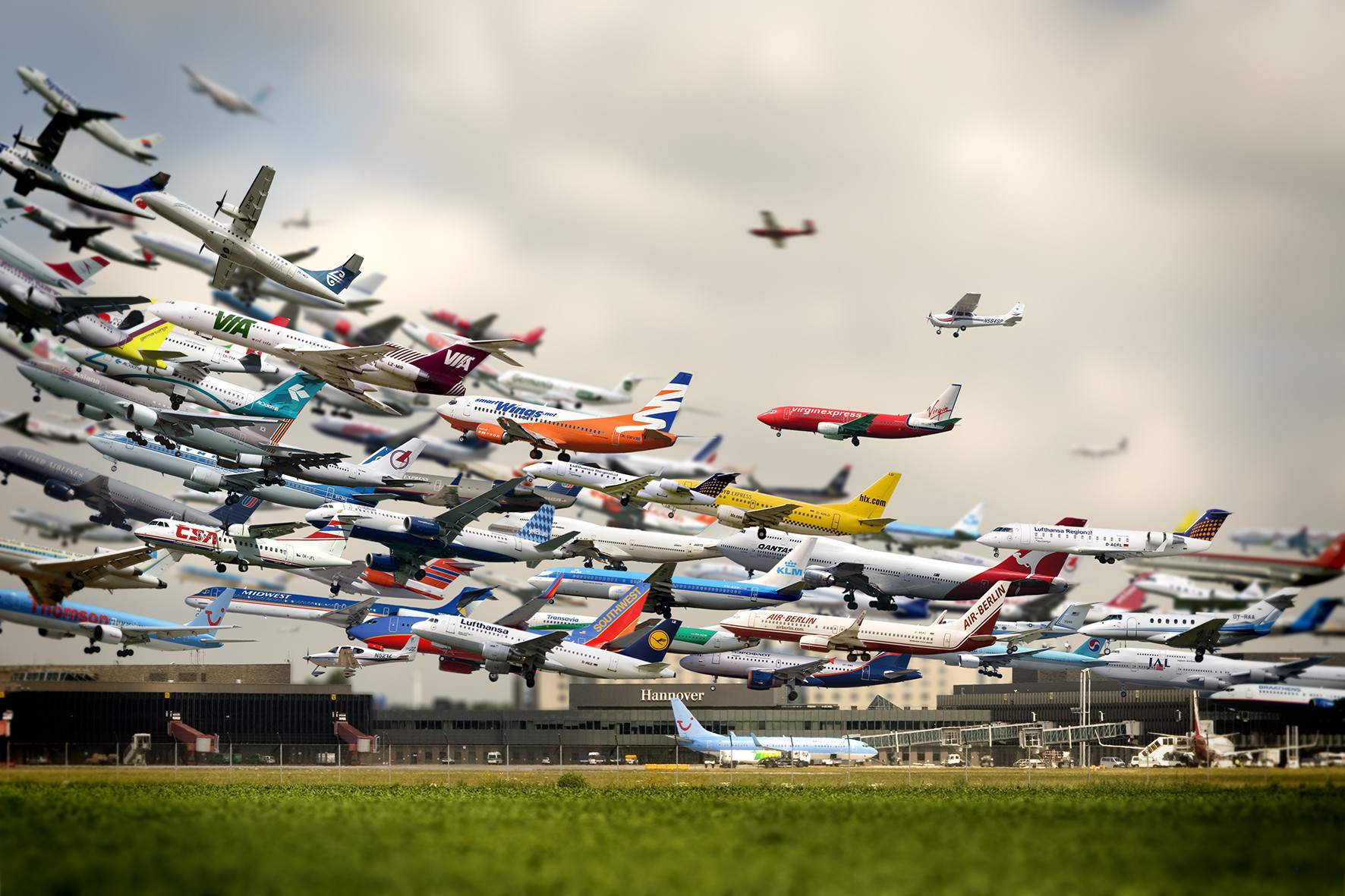 composite-airplanes-taking-off
