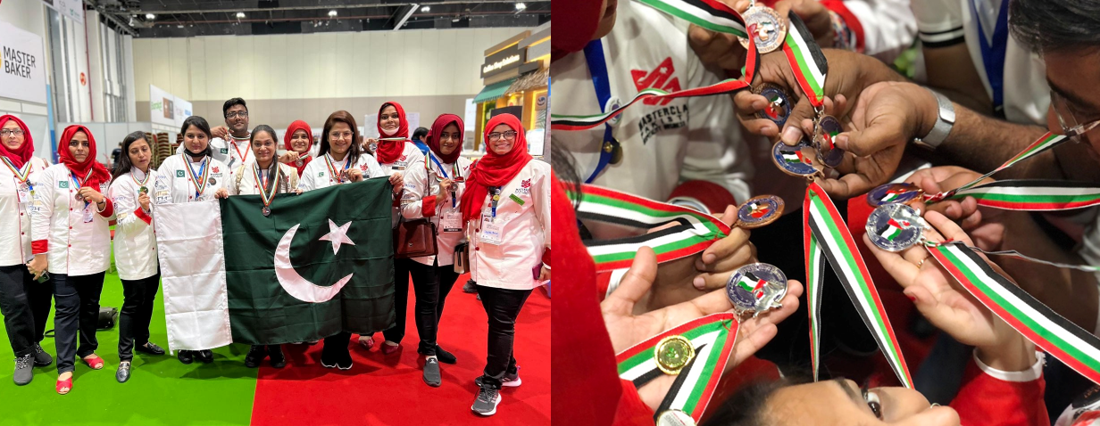MasterChef Pakistan students who participated in the WorldChef Congress & Expo 2022.